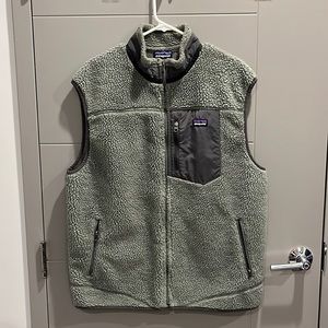 Mens XL classic retro -X fleece vest